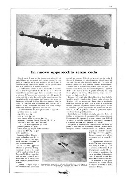 L'aeronautica rivista mensile internazionale illustrata