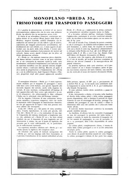 L'aeronautica rivista mensile internazionale illustrata