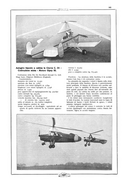 L'aeronautica rivista mensile internazionale illustrata