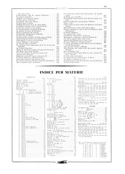 L'aeronautica rivista mensile internazionale illustrata