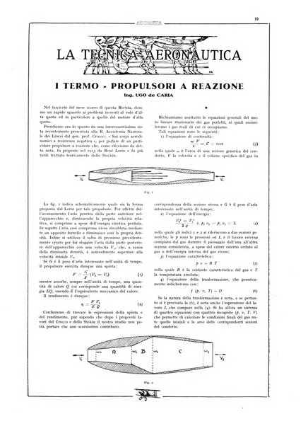 L'aeronautica rivista mensile internazionale illustrata