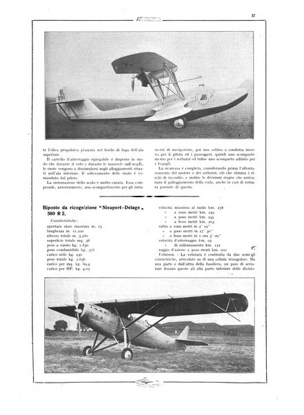 L'aeronautica rivista mensile internazionale illustrata