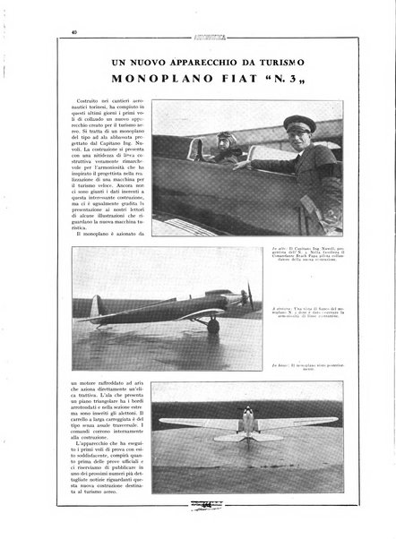 L'aeronautica rivista mensile internazionale illustrata