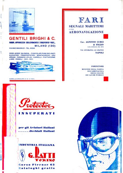 L'aeronautica rivista mensile internazionale illustrata