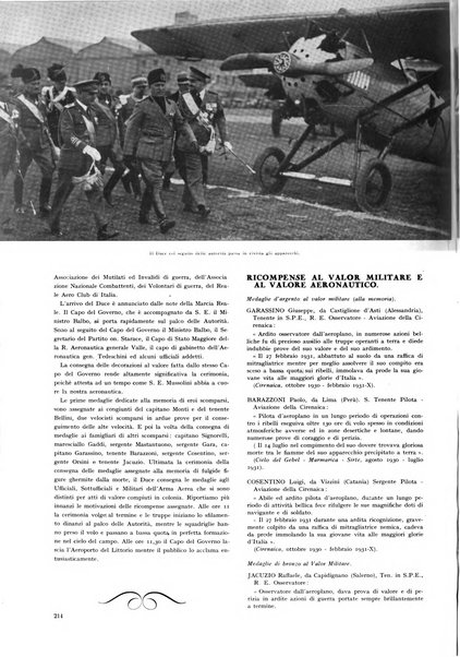 L'aeronautica rivista mensile internazionale illustrata