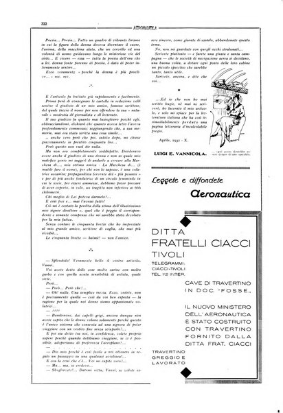 L'aeronautica rivista mensile internazionale illustrata