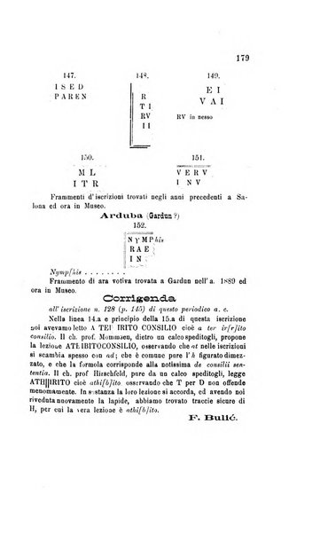 Bulletino di archeologia e storia dalmata