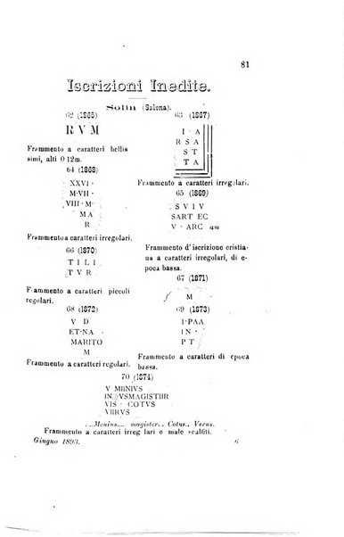 Bulletino di archeologia e storia dalmata