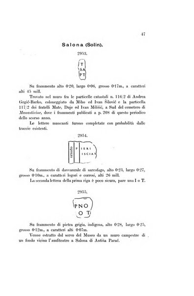 Bulletino di archeologia e storia dalmata