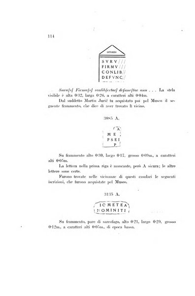 Bulletino di archeologia e storia dalmata