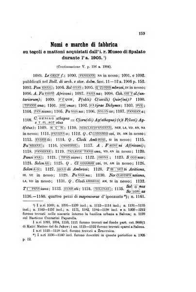 Bulletino di archeologia e storia dalmata