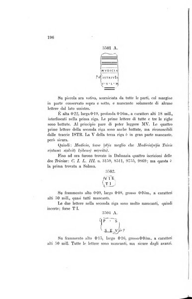 Bulletino di archeologia e storia dalmata