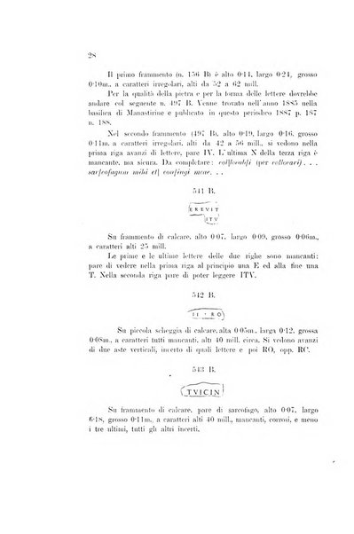 Bulletino di archeologia e storia dalmata