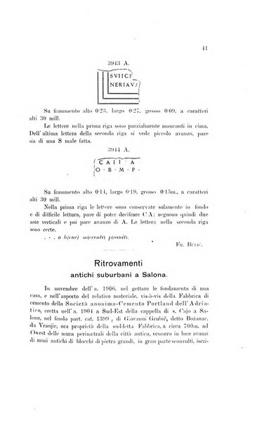 Bulletino di archeologia e storia dalmata