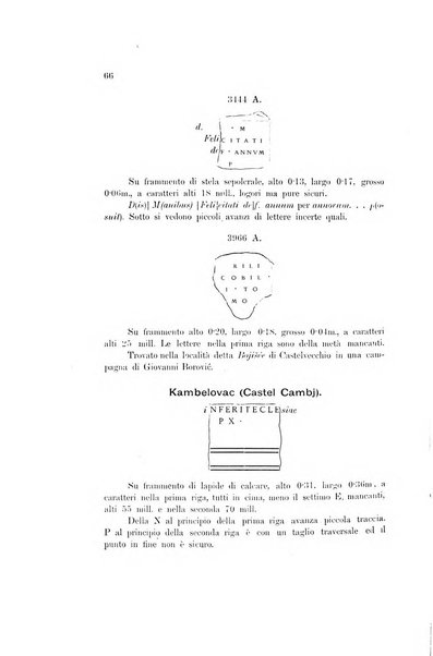 Bulletino di archeologia e storia dalmata