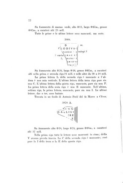 Bulletino di archeologia e storia dalmata