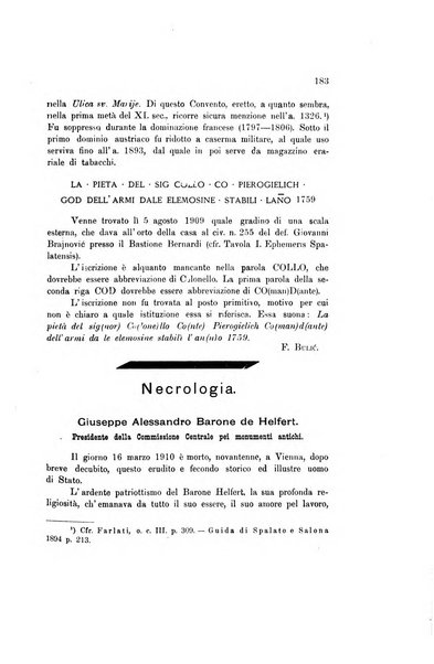 Bulletino di archeologia e storia dalmata