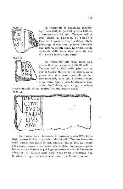 Bulletino di archeologia e storia dalmata