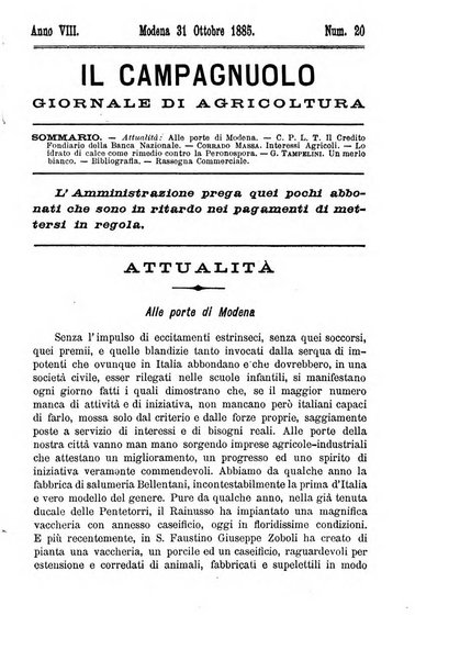 Il campagnuolo giornale di agricoltura pratica