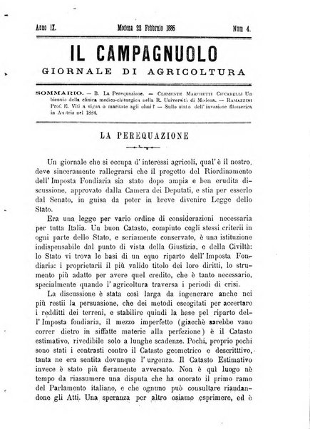 Il campagnuolo giornale di agricoltura pratica