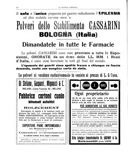 La rivista agricola industriale finanziaria commerciale