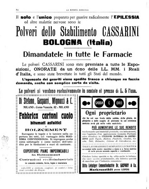 La rivista agricola industriale finanziaria commerciale