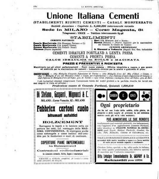 La rivista agricola industriale finanziaria commerciale