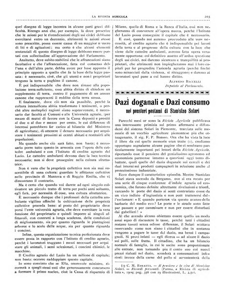 La rivista agricola industriale finanziaria commerciale