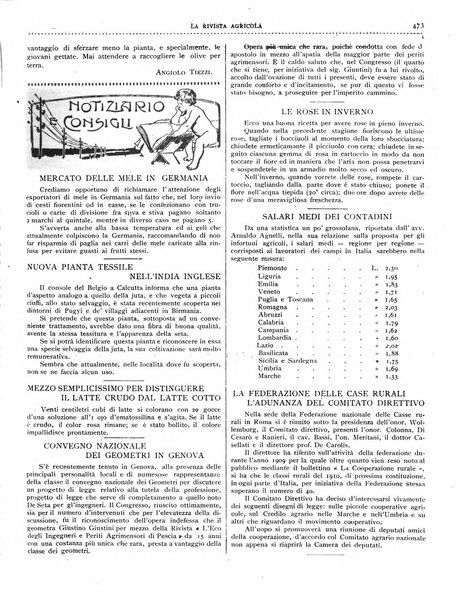 La rivista agricola industriale finanziaria commerciale