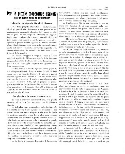 La rivista agricola industriale finanziaria commerciale