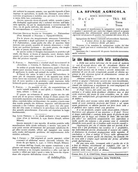 La rivista agricola industriale finanziaria commerciale