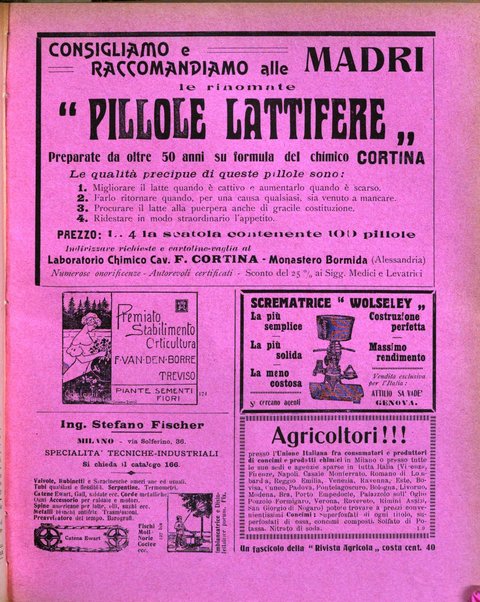 La rivista agricola industriale finanziaria commerciale