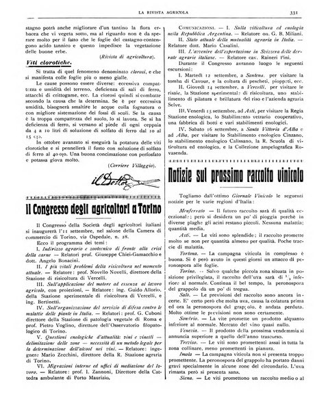 La rivista agricola industriale finanziaria commerciale