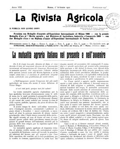 La rivista agricola industriale finanziaria commerciale