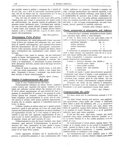 La rivista agricola industriale finanziaria commerciale