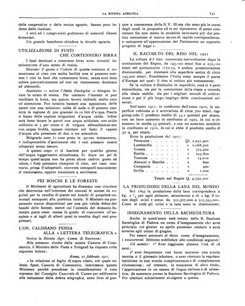 La rivista agricola industriale finanziaria commerciale