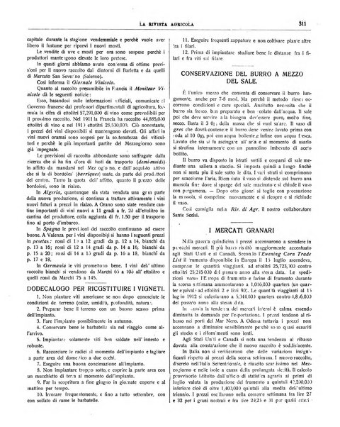 La rivista agricola industriale finanziaria commerciale