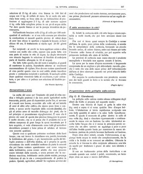 La rivista agricola industriale finanziaria commerciale