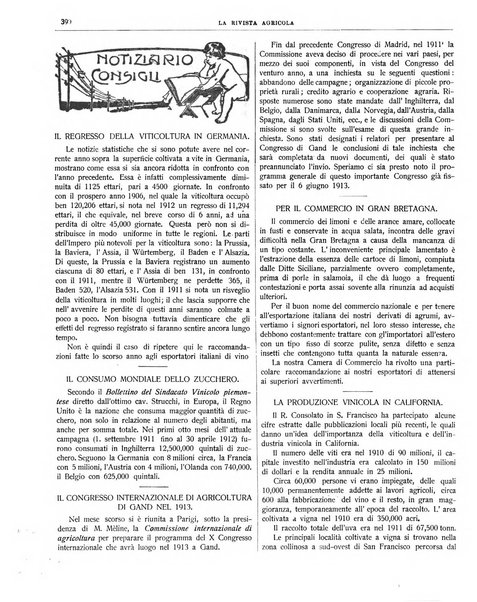 La rivista agricola industriale finanziaria commerciale