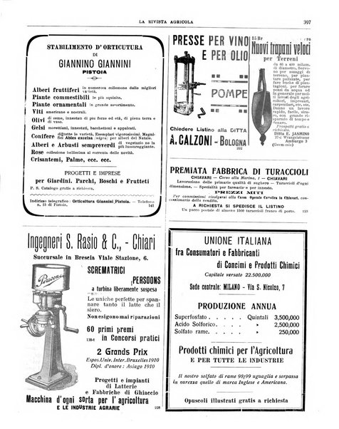 La rivista agricola industriale finanziaria commerciale