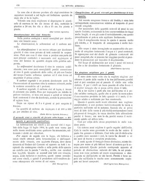 La rivista agricola industriale finanziaria commerciale