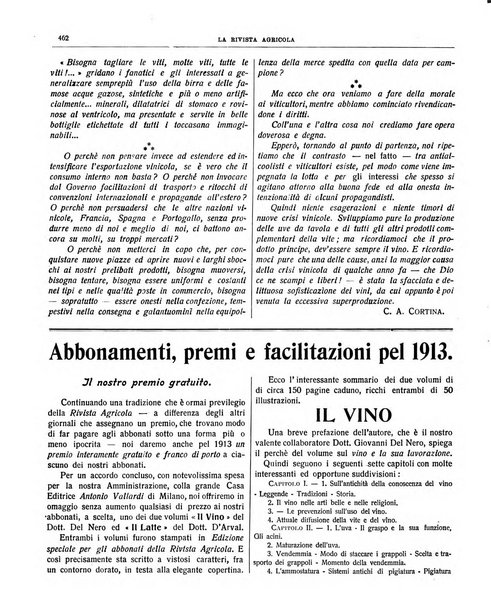 La rivista agricola industriale finanziaria commerciale