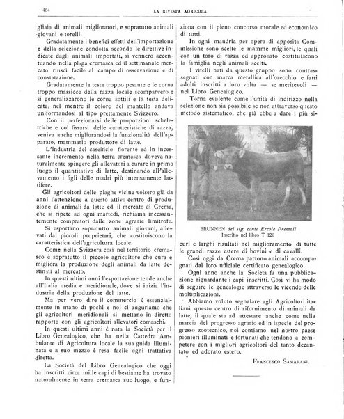 La rivista agricola industriale finanziaria commerciale