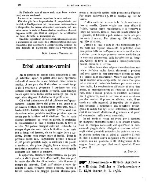 La rivista agricola industriale finanziaria commerciale