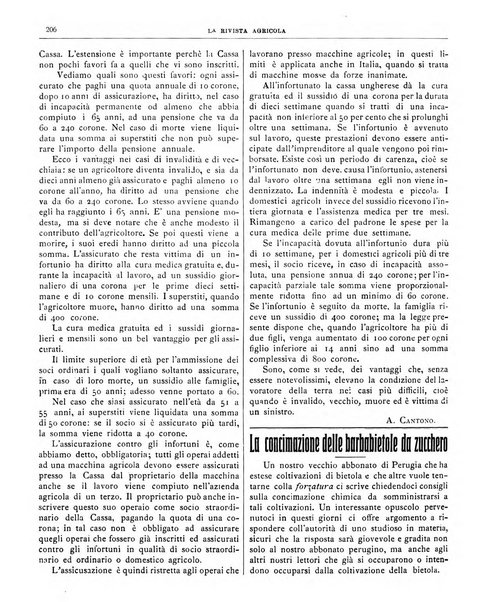 La rivista agricola industriale finanziaria commerciale