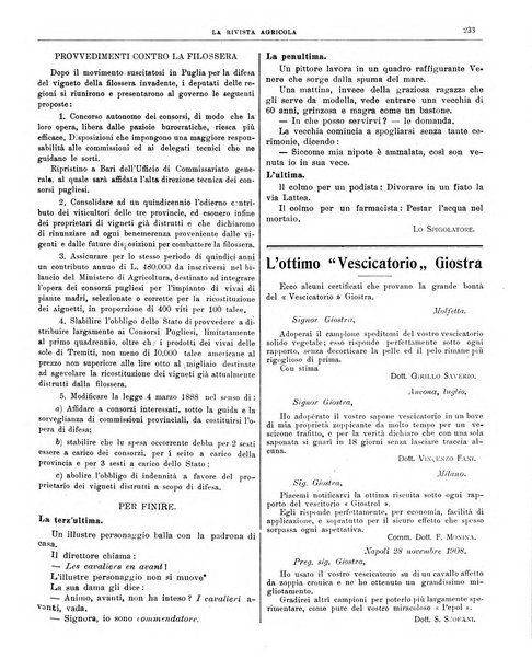 La rivista agricola industriale finanziaria commerciale