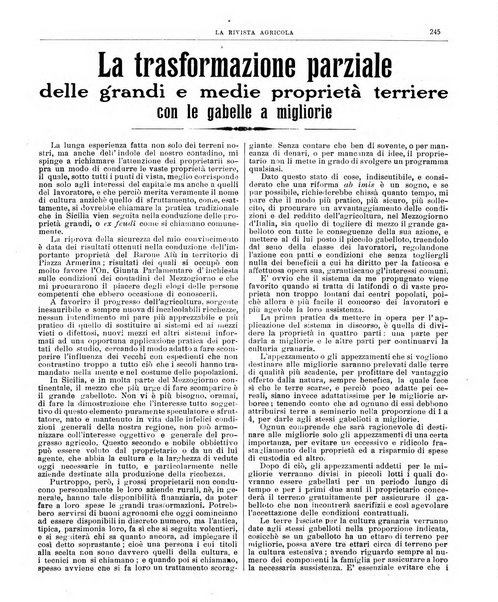 La rivista agricola industriale finanziaria commerciale