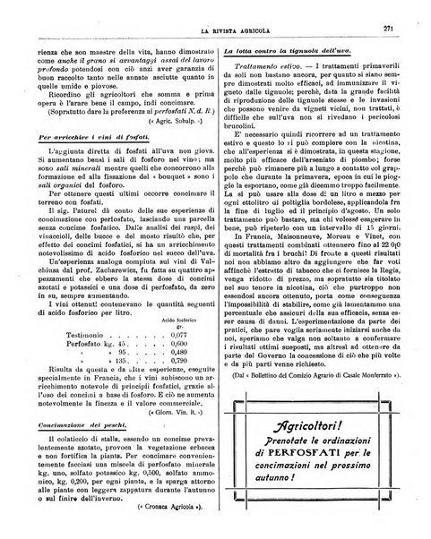 La rivista agricola industriale finanziaria commerciale