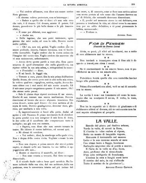 La rivista agricola industriale finanziaria commerciale