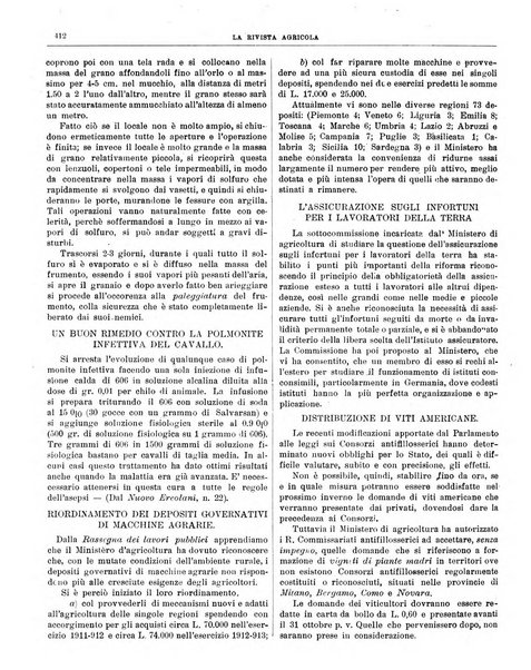 La rivista agricola industriale finanziaria commerciale